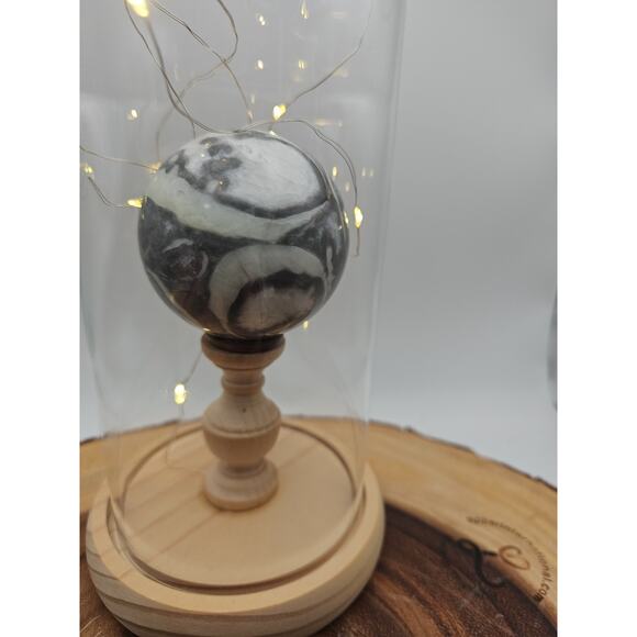 1000 Eye Jasper Sphere With Case 60mm - Picture 3 of 10